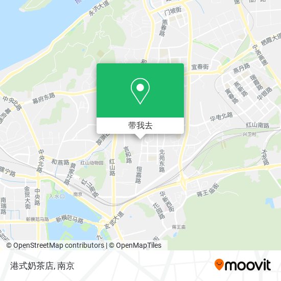 港式奶茶店地图