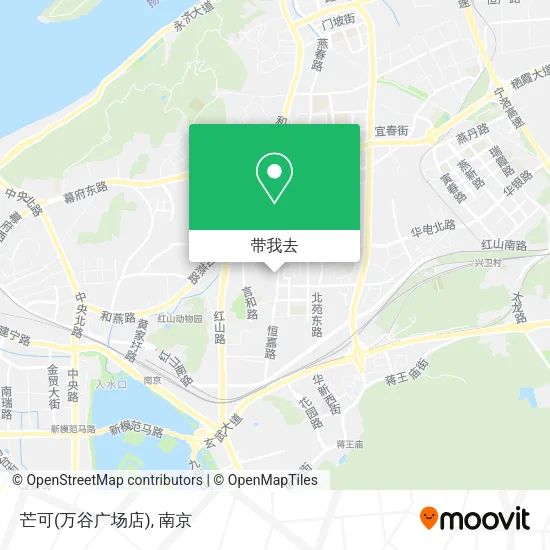 芒可(万谷广场店)地图