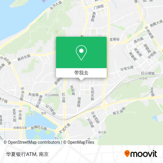 华夏银行ATM地图