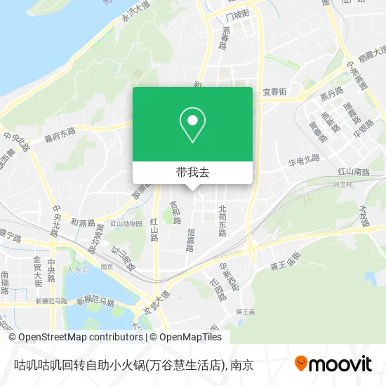 咕叽咕叽回转自助小火锅(万谷慧生活店)地图