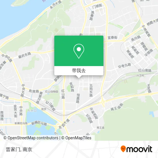 晋家门地图