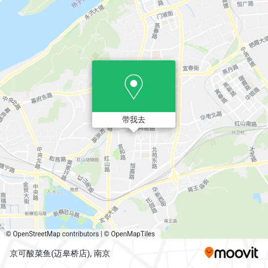 京可酸菜鱼(迈皋桥店)地图