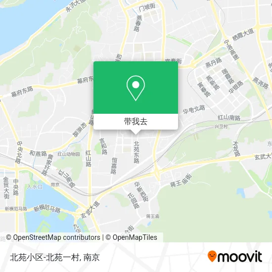 北苑小区-北苑一村地图