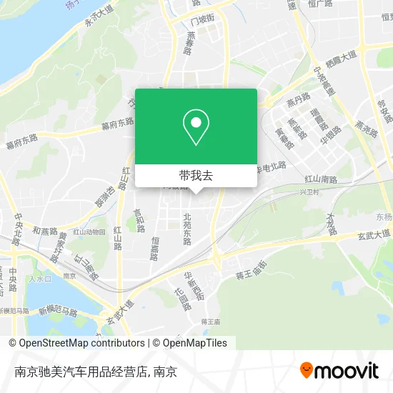 南京驰美汽车用品经营店地图