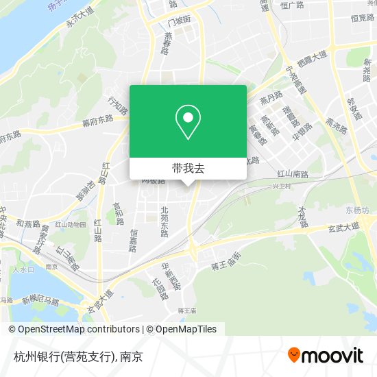 杭州银行(营苑支行)地图