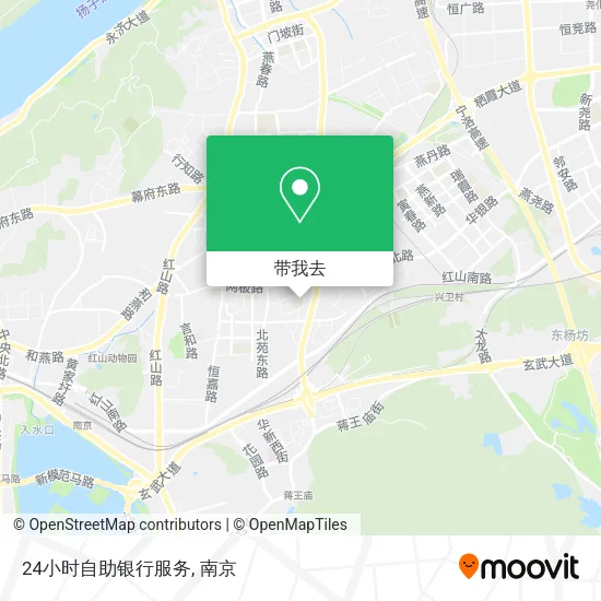 24小时自助银行服务地图