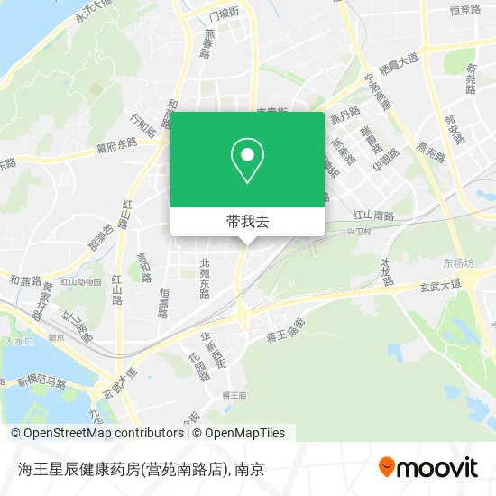 海王星辰健康药房(营苑南路店)地图