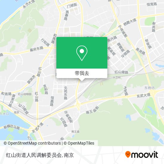 红山街道人民调解委员会地图