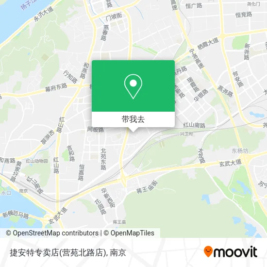 捷安特专卖店(营苑北路店)地图