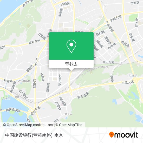中国建设银行(营苑南路)地图