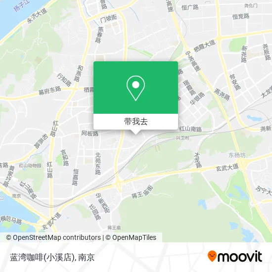 蓝湾咖啡(小溪店)地图