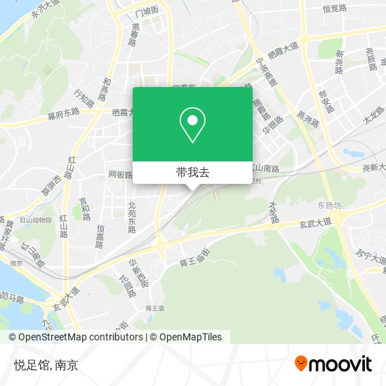 悦足馆地图