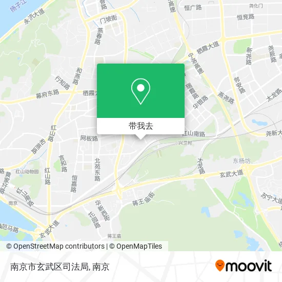南京市玄武区司法局地图