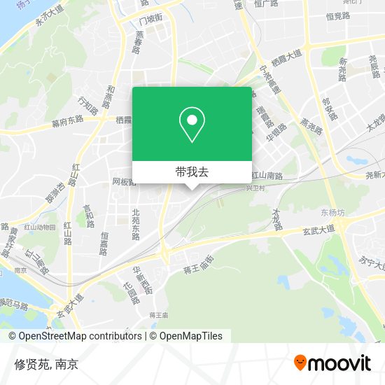 修贤苑地图