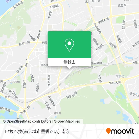 巴拉巴拉(南京城市墨香路店)地图