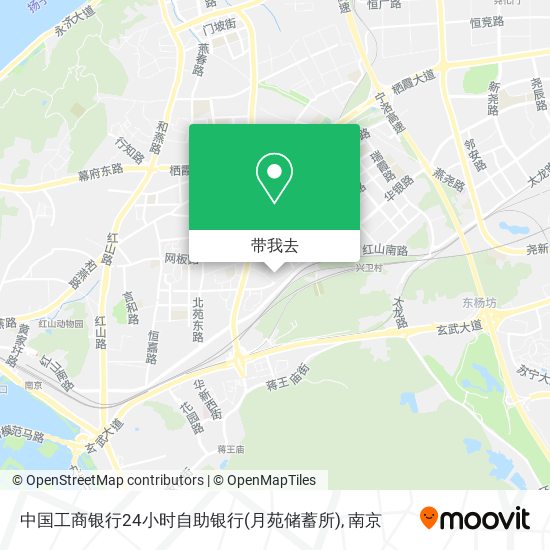 中国工商银行24小时自助银行(月苑储蓄所)地图