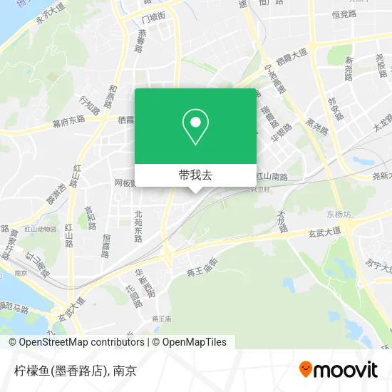 柠檬鱼(墨香路店)地图