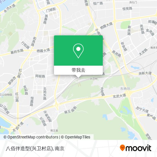八佰伴造型(兴卫村店)地图