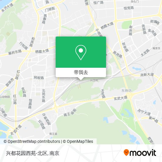 兴都花园西苑-北区地图