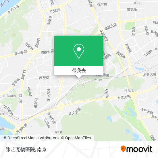 张艺宠物医院地图