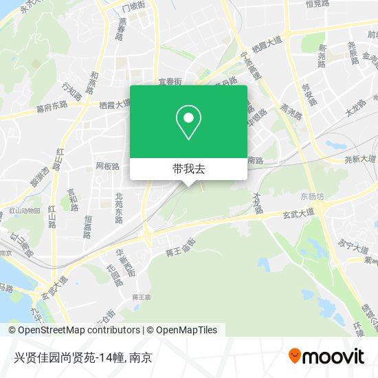 兴贤佳园尚贤苑-14幢地图
