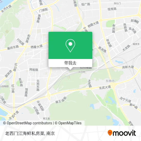 老西门江海鲜私房菜地图