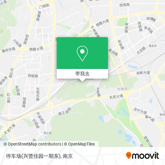 停车场(兴贤佳园一期东)地图