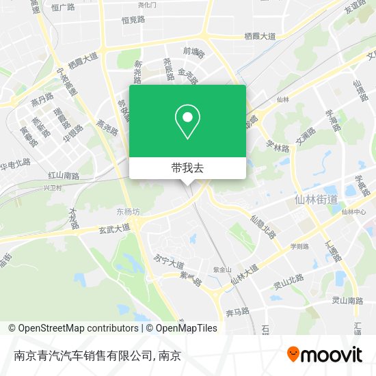南京青汽汽车销售有限公司地图