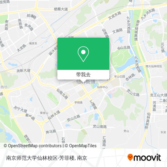南京师范大学仙林校区-芳菲楼地图