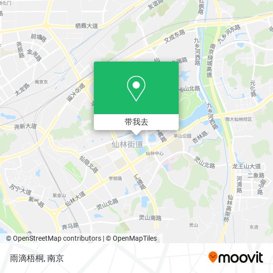 雨滴梧桐地图