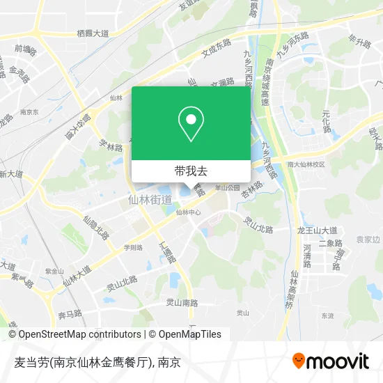 麦当劳(南京仙林金鹰餐厅)地图