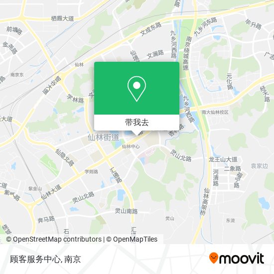 顾客服务中心地图