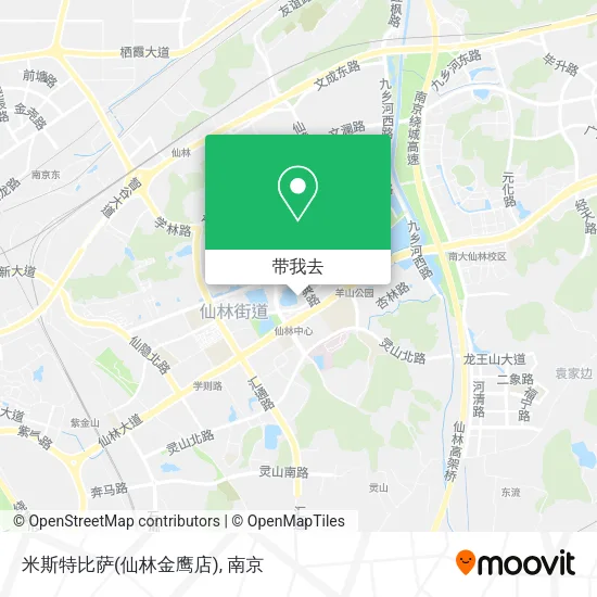 米斯特比萨(仙林金鹰店)地图