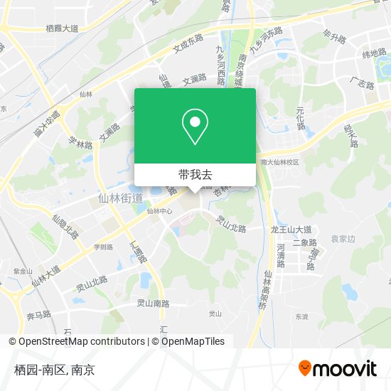 栖园-南区地图