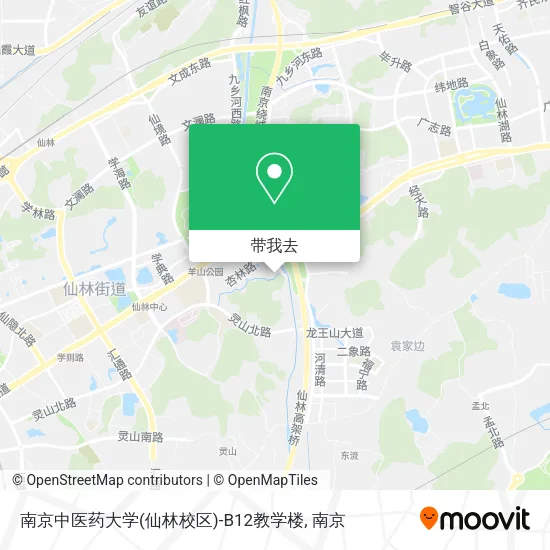 南京中医药大学(仙林校区)-B12教学楼地图