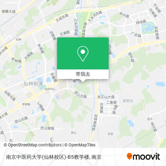 南京中医药大学(仙林校区)-B5教学楼地图