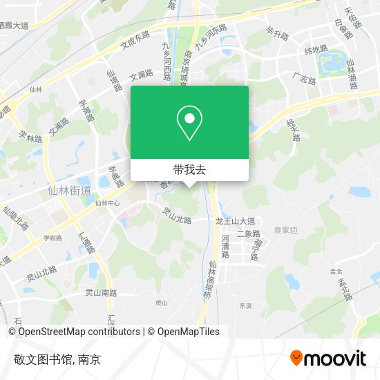 敬文图书馆地图