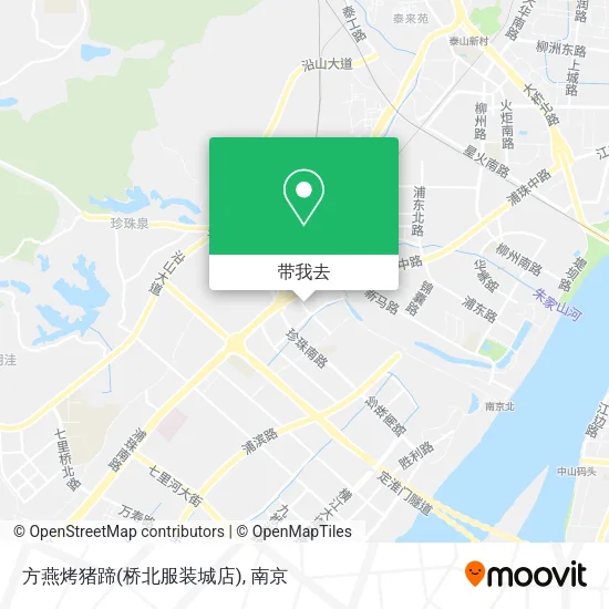 方燕烤猪蹄(桥北服装城店)地图