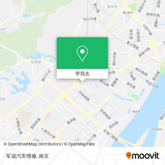 军成汽车维修地图
