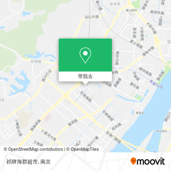 祁牌海群超市地图