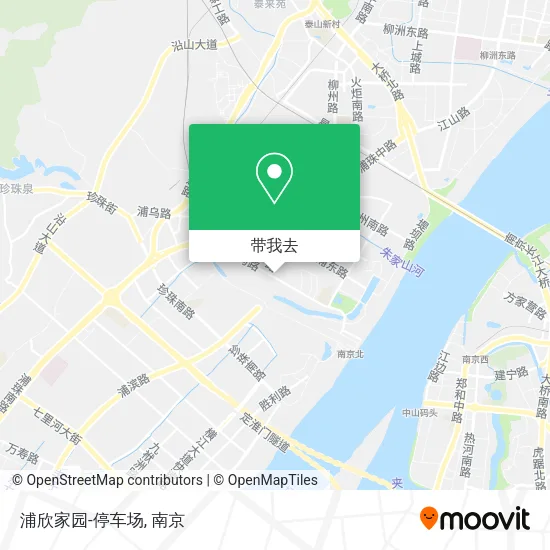 浦欣家园-停车场地图