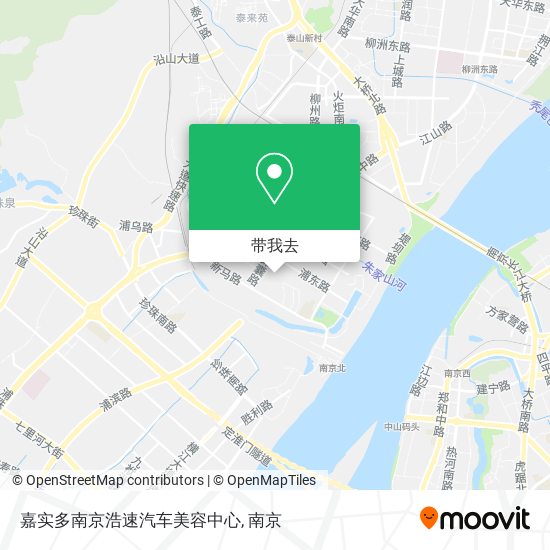 嘉实多南京浩速汽车美容中心地图