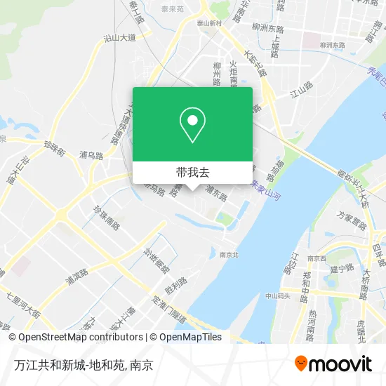 万江共和新城-地和苑地图