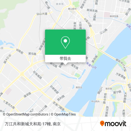 万江共和新城天和苑-17幢地图