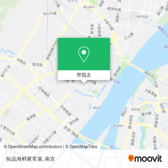 拓品海鲜家常菜地图