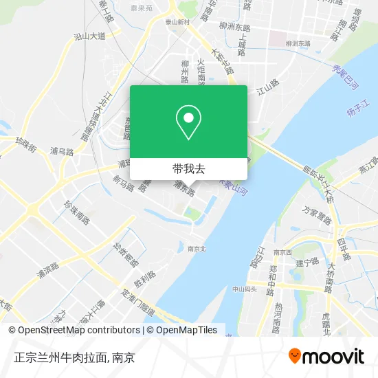 正宗兰州牛肉拉面地图