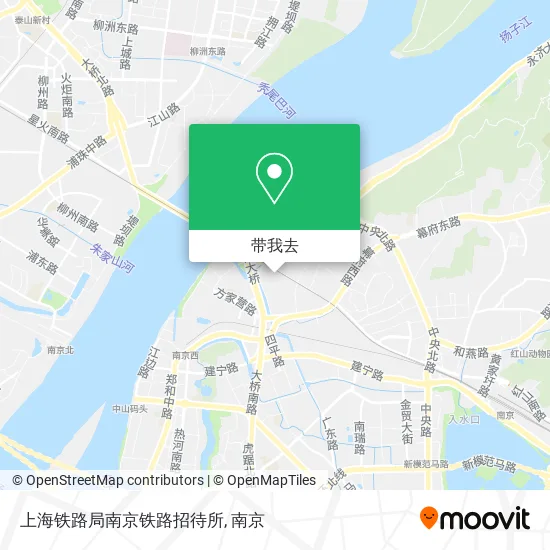 上海铁路局南京铁路招待所地图