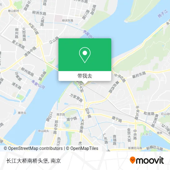 长江大桥南桥头堡地图