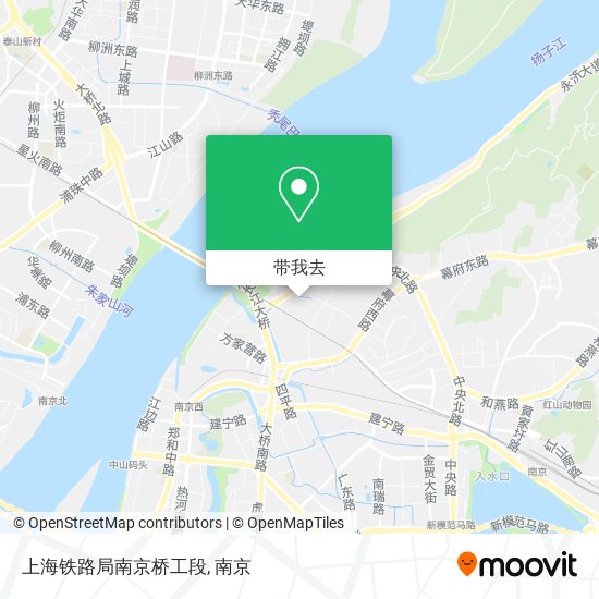 上海铁路局南京桥工段地图