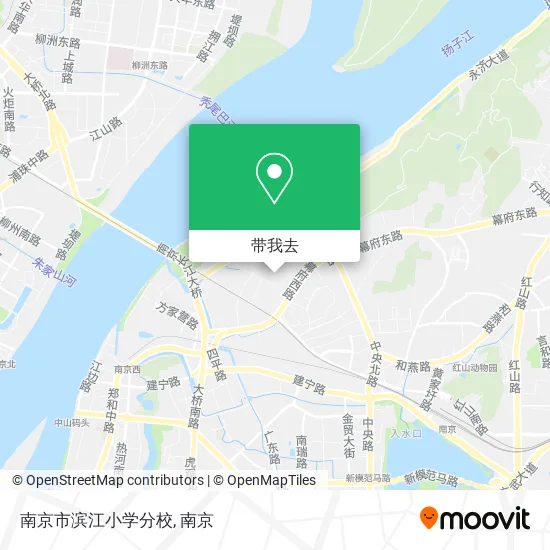 南京市滨江小学分校地图